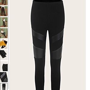 Cute moto leggings